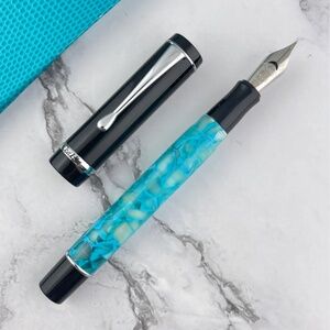 Conklin Duragraph Fountain Pen (Turquoise Nights)